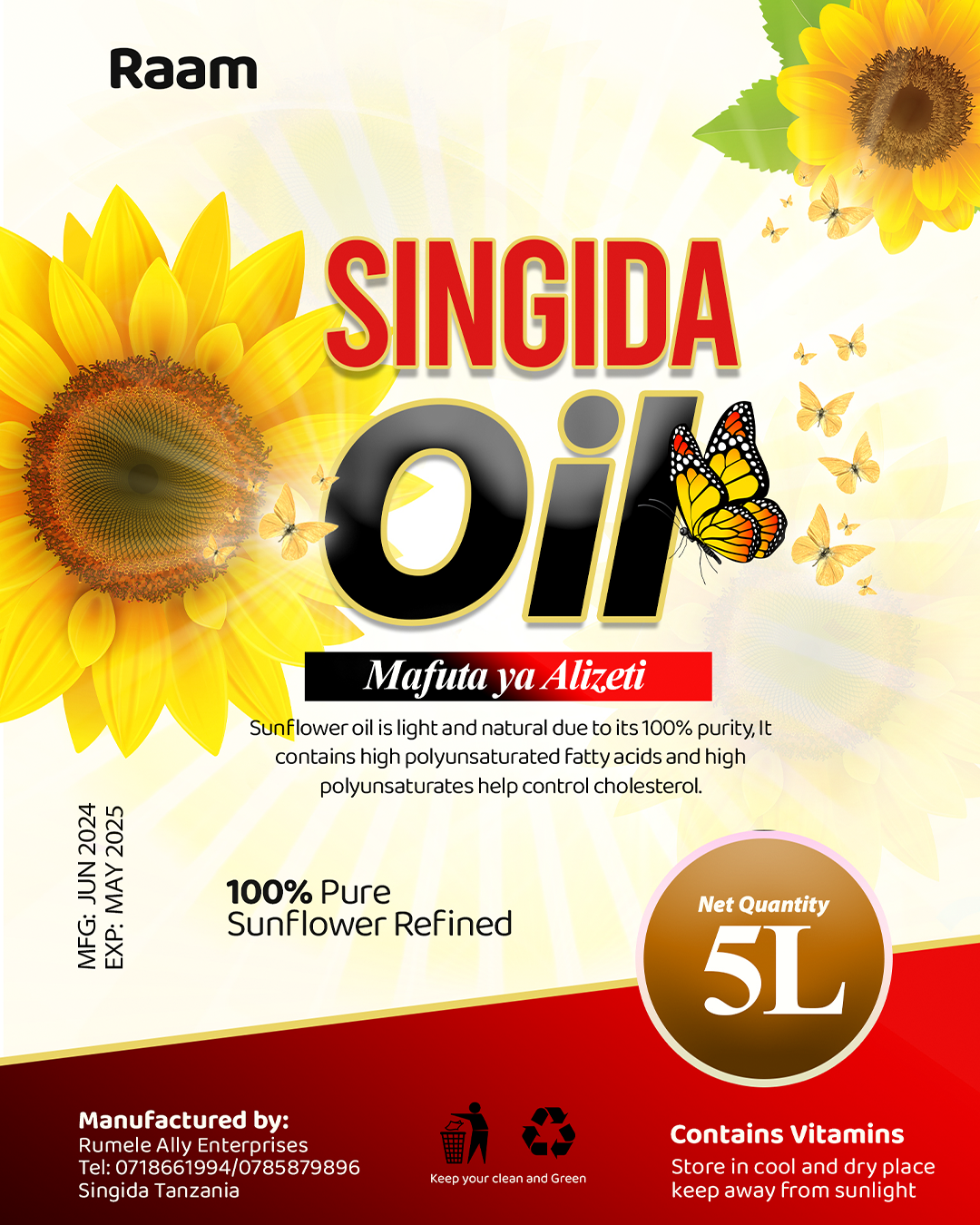 sun flower post