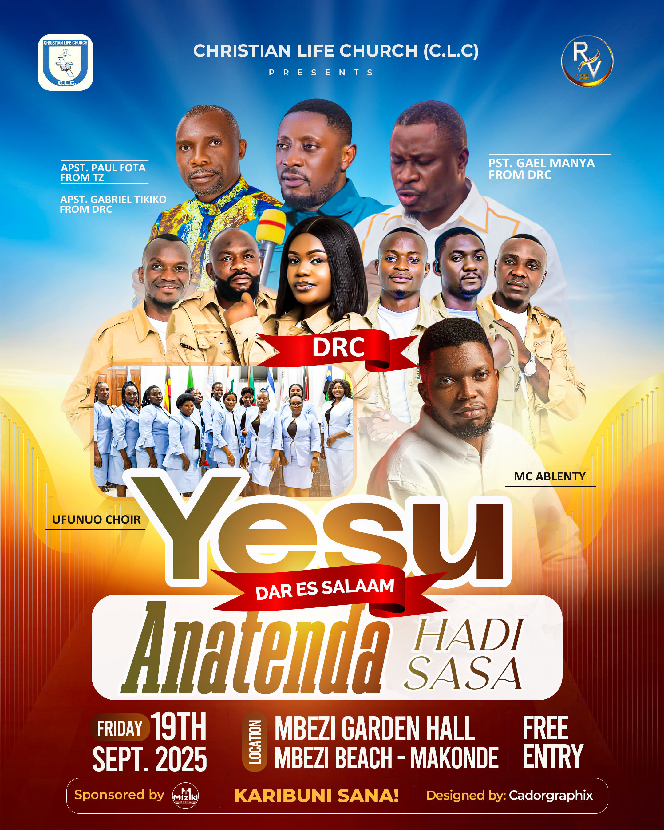Yesu Anatenda Poster - All